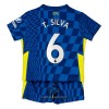 Maglia ufficiale Chelsea T. Silva 6 Casa 2021-22 per Bambino